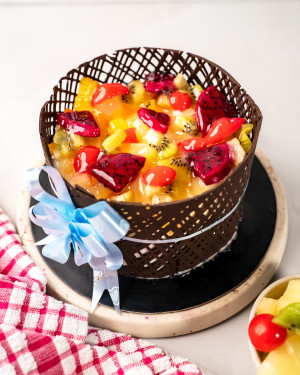 Fresh Fruit Exotica Cake Eggless