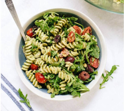 Pesto Pasta Veg Salad