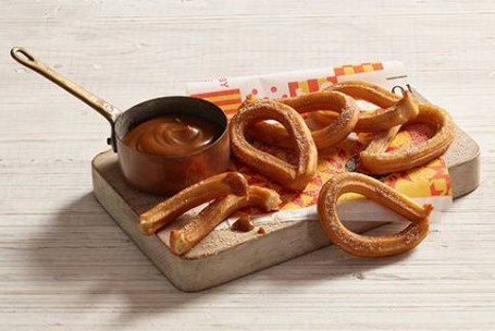 Churros Met Karamelsaus