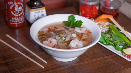 Prawn Pho Noodle Soup (Gf