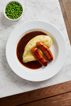 Colcannon Mash, Cumberland Sausages, Farmers Gravy