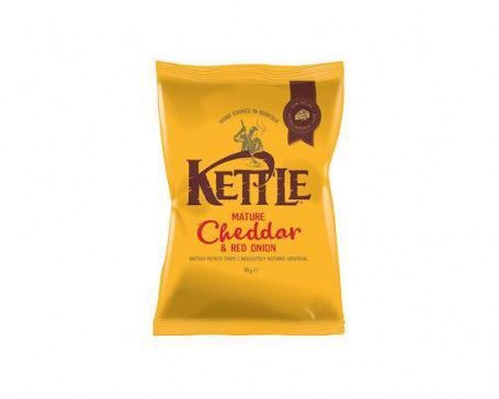 Kettle Chips Mature Cheddar And Red Onion