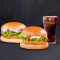 Railway Cutlet Burger Paneer Delight Burger Free Coke (S)