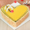 Butter Scotch Heart Shape Cake (Eggless)