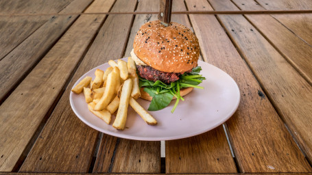 Beetroot Black Bean Burger