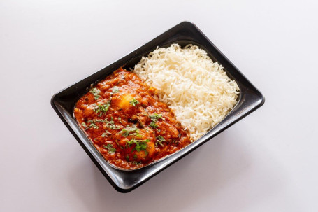 Egg Curry Rice Bowl Combo