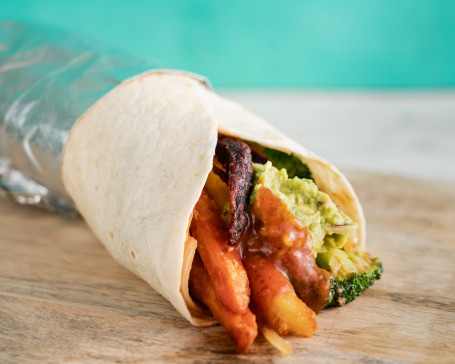 Roast Veg Chips Burrito