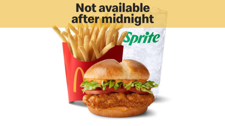 Deluxe Spicy Mccrispy Sandwich Meal