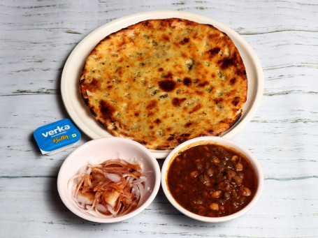 Aloo Kulcha Naan With Channe (Per Pc)