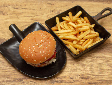 Mr. Chef Special Burger With Fries