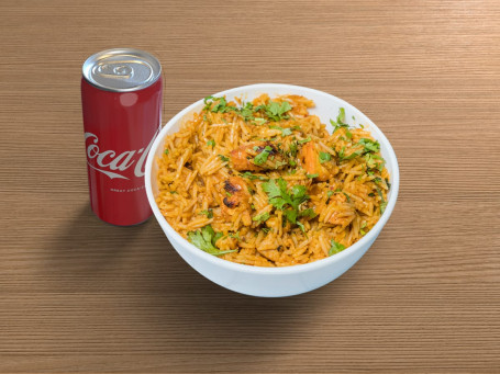 Chicken Biryani Nawabi Coke(300 Ml)