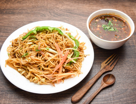 Manchurian With Gravy+Hakka Noodle