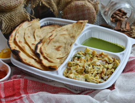 Egg Bhurji 2 Paratha