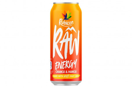 Rubicon Raw Energy Orange Mango