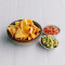 Corn Chips With Guacamole And Salsa