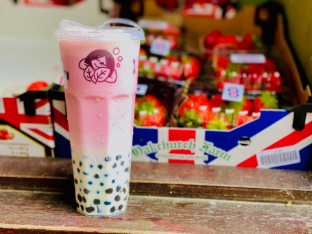 Strawberry Milk Boba