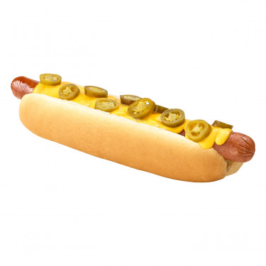 Cheese And Jalapeno Footlong Hot Dog