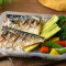 rì shì yán kǎo zì zhēng yú fàn hé Japanese Salt-Grilled Mackerel Meal Box