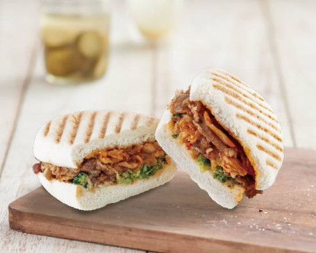 Rundvlees Panini Met Koreaanse Kimchi