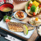 Nuó Wēi Zhēng Yú Dìng Shí Biàn Dāng Norwegian Mackerel Set Meal Bento