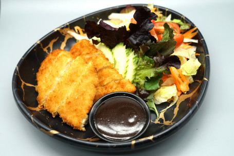 Chicken Katsu With Salad