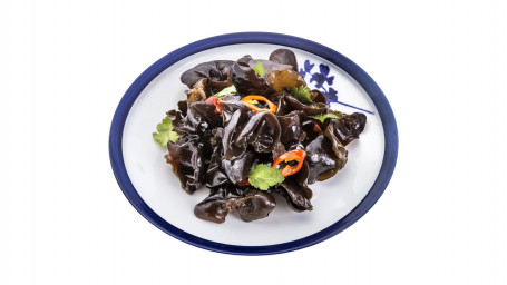 Chilled Black Fungus Tossed In Aged Vinegar And Chilli Dressing