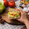 Dàn Shā Lā Fú Kǎ Xià Focaccia With Egg Salad