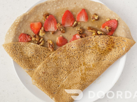 Honey Strawberry Walnut Crepe