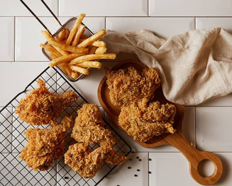 Quán Jiā Zhà Jī Cān Deep-Fried Chicken Platter