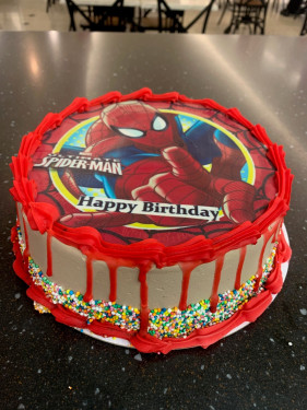 Spiderman Photo Cake