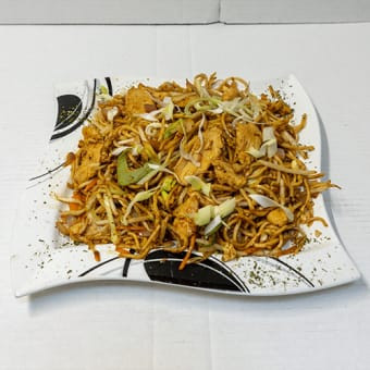 Fried Noodles Met Chicken