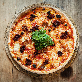 Pizza Nduja Calabrese (Pikant)