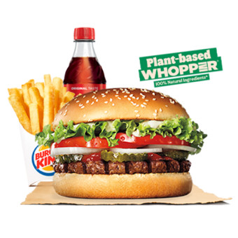 Plantaardig Whopper Menu