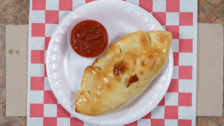 Combo Five: Calzone, 3 Cheese Bread, Small Drink