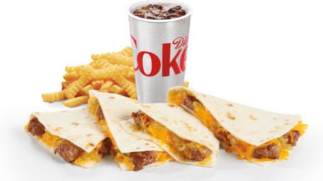 Kip Of Carne Asada Steak Cheddar Quesadilla Maaltijd