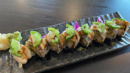 Torched White Tuna Maki (Spicy)