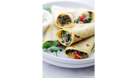 Mini Spinach Parmesan Wrap