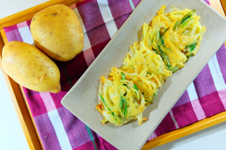 Potato Jeon Pieces/Vegetarian)