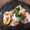 *Vegetable Dumplings With Garlic Vinegar Sauce Fěi Cuì Shuǐ Jiǎo (6 Pieces)