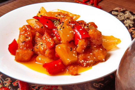 Sweet And Sour Mock Chicken Sù Fèng Lí Gū Lǔ Jī