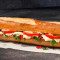 Groene Godin Caprese Melt - Geroosterde Baguette