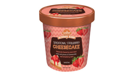 Cumberland Farms Aardbeiencheesecake Pint