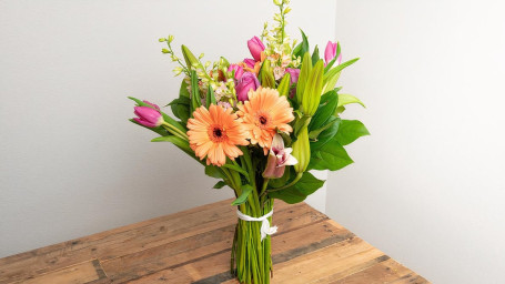 Soft Pastels Wrapped Bouquet