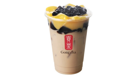 Earl Grey Milk Tea With 3Js Gé Léi Sān Xiōng Dì