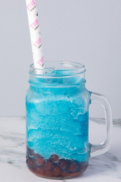 Blauwe Bubbelslush