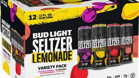 Bud Light Seltzer Lemonade Variety Pack 12 Pks Cans