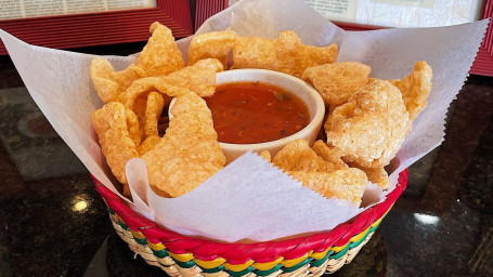 Chicharron Con Salsa Pork Rinds With Sauce