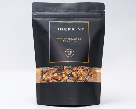 Fineprint Honey Roasted Granola Fēng Mì Kǎo Gé Lán Nuò Lā Mài Piàn