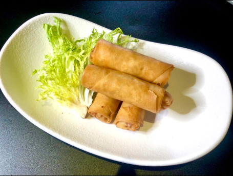 Vegetarian Spring Rolls (V) (4 Pieces) Zhāi Chūn Juǎn