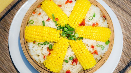 Zá Liáng Nuò Mǐ Pái Gǔ Steamed Pork Rib In Sticky Rice With Corn